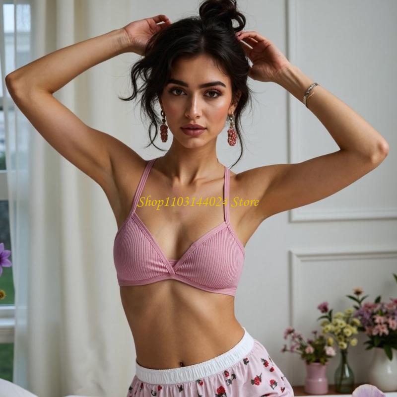 Cotton Bra Everyday - N5KE Baumwoll-Crossback-BH, atmungsaktiver Stoff, kabelloses Design,
