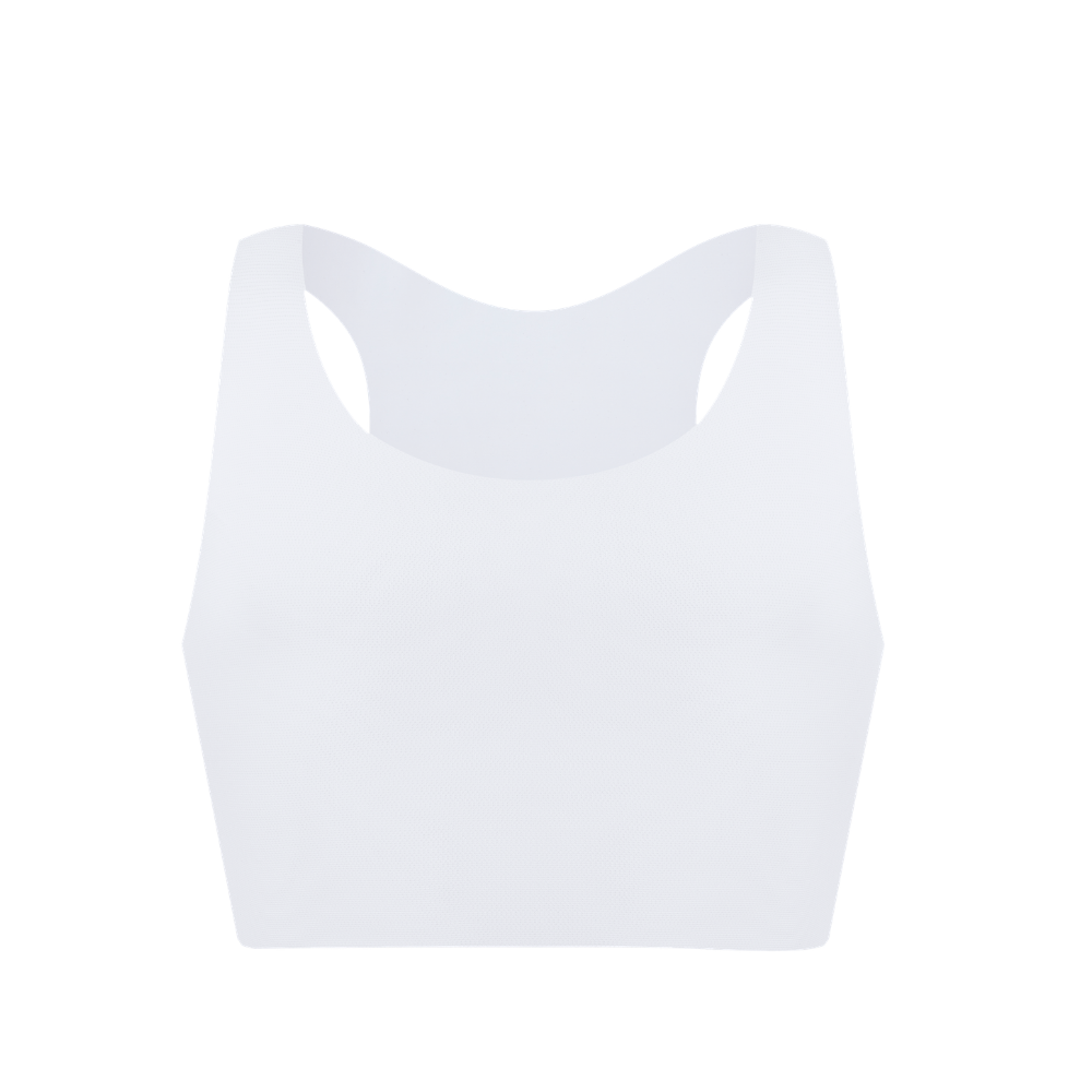T Shirt Bra Seamless - Nahtloser Brustbinder Sport-Kompressions-BH Atmungsaktives Pullover-Tanktop für