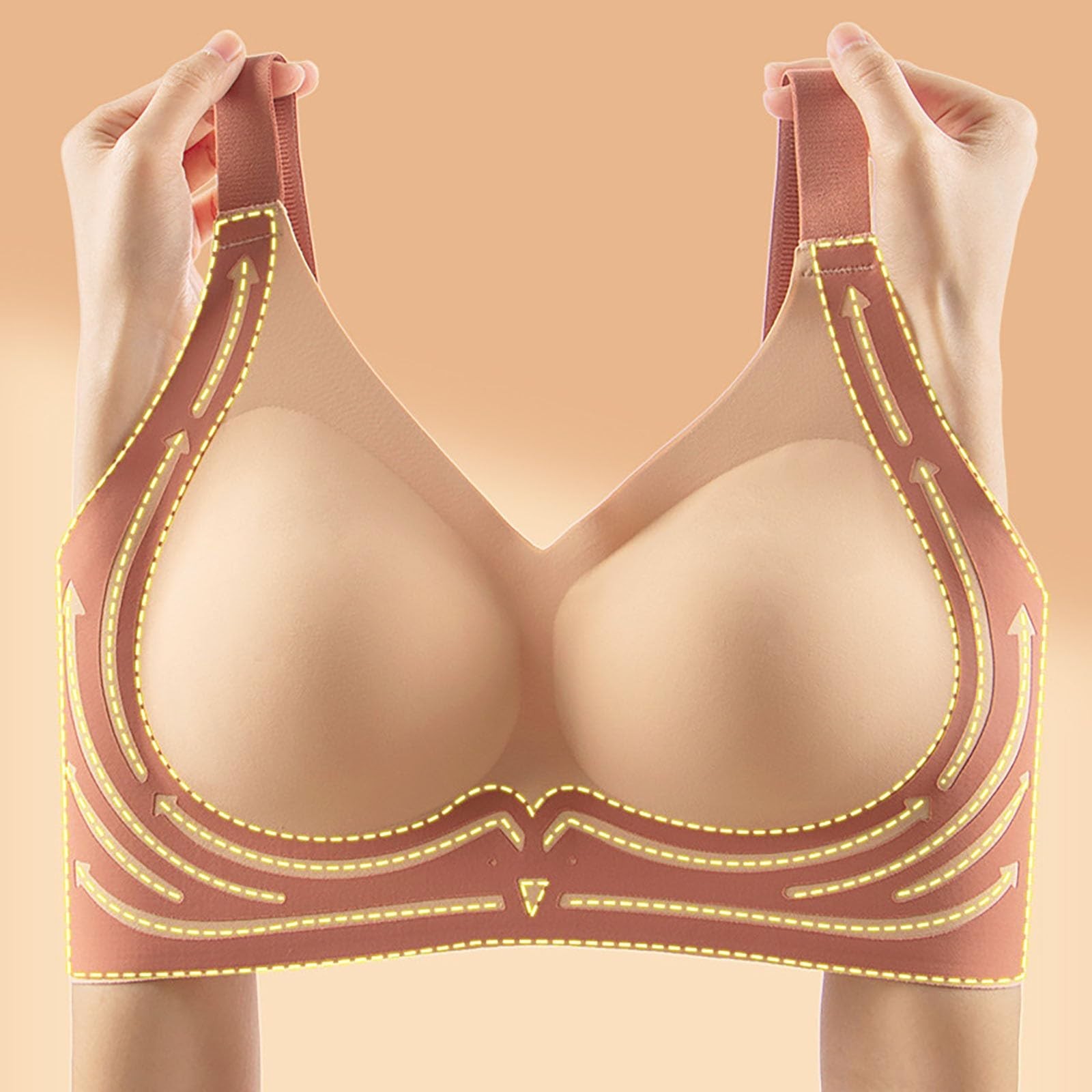 Sleep Bra Bralette - Frauen Nahtlose Bhs Plus Größe Sport