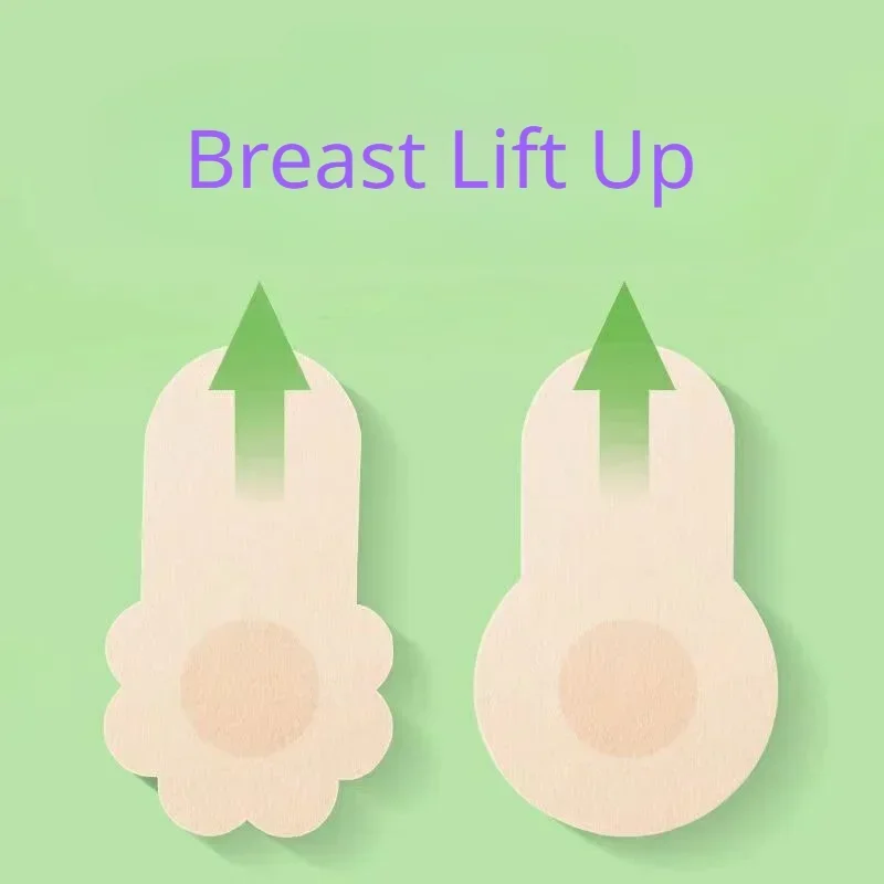 Strapless Bra Adhesive - 10 Stück unsichtbare Bruststraffung für Damen,