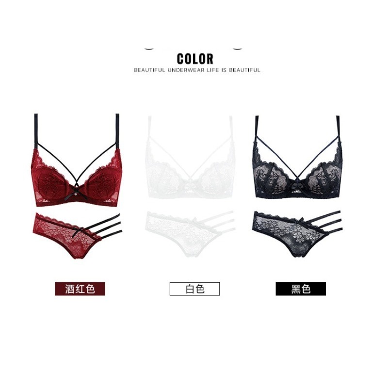 Demi Bra Balconette - Elegantes Spitzen-BH-Set mit halben Körbchen, ultradünnes