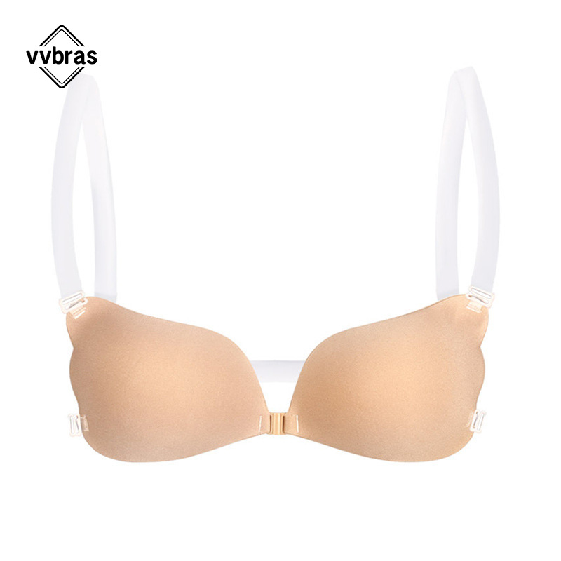 Backless Bra Sticky - Brustwarzenabdeckung, unsichtbarer BH, Push-Up-Silikon-BH für Hochzeit,