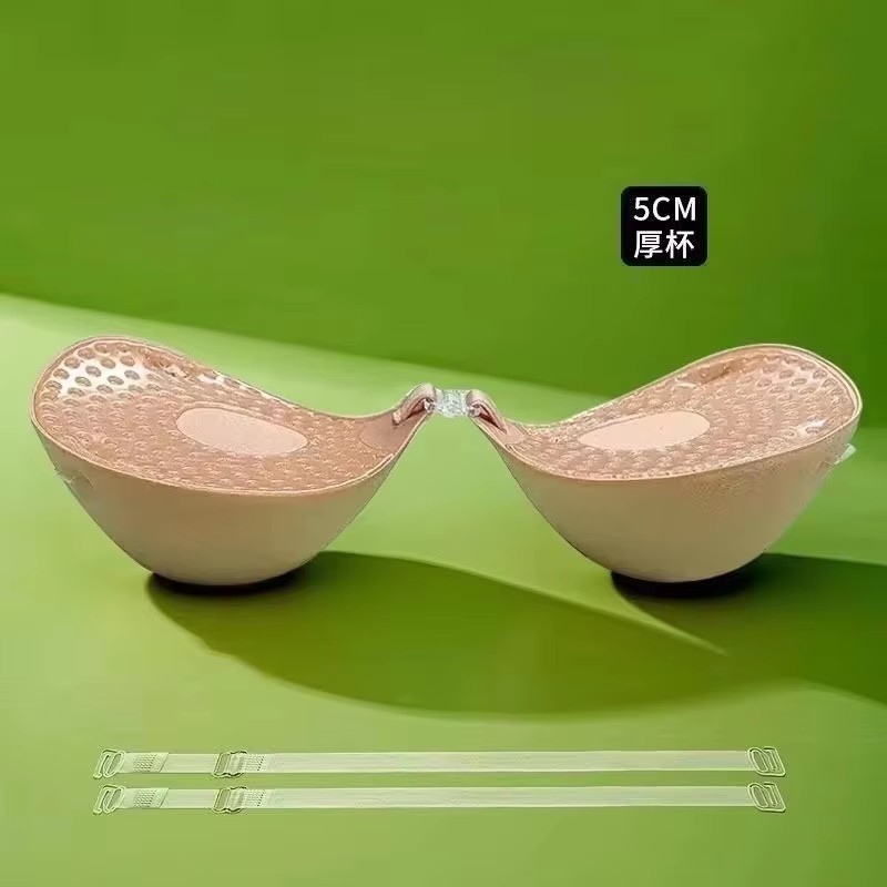 Push Up Bra Silicone - 5 cm dicker, atmungsaktiver, selbstklebender BH,