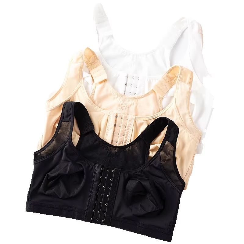 Mastectomy Bra Pocket - Damen-BH für postoperative Chirurgie, vorne offen,