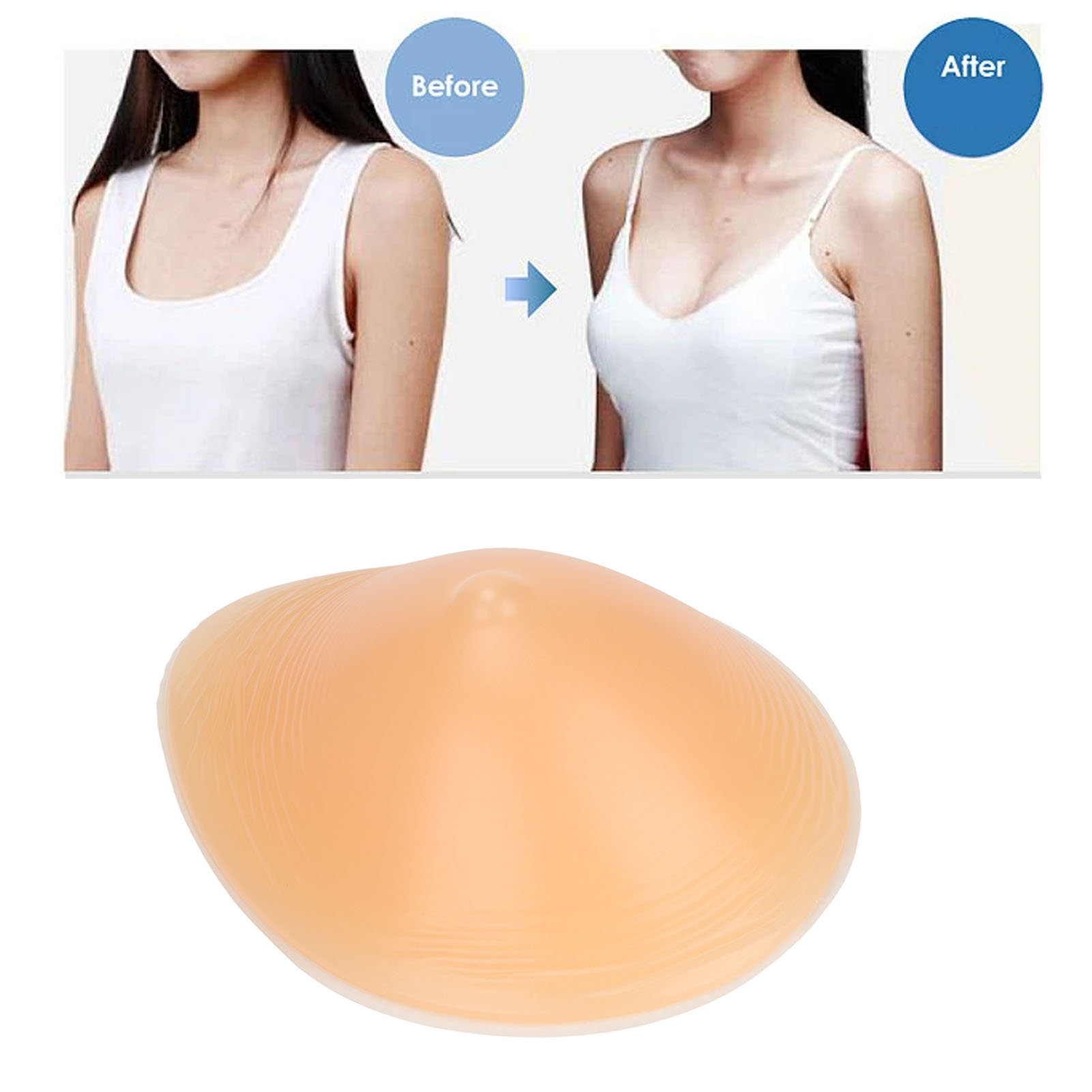 Mastectomy Bra Pocket - 5,3 Unzen Silikon BH-Einlage Tropfenform Einteilig