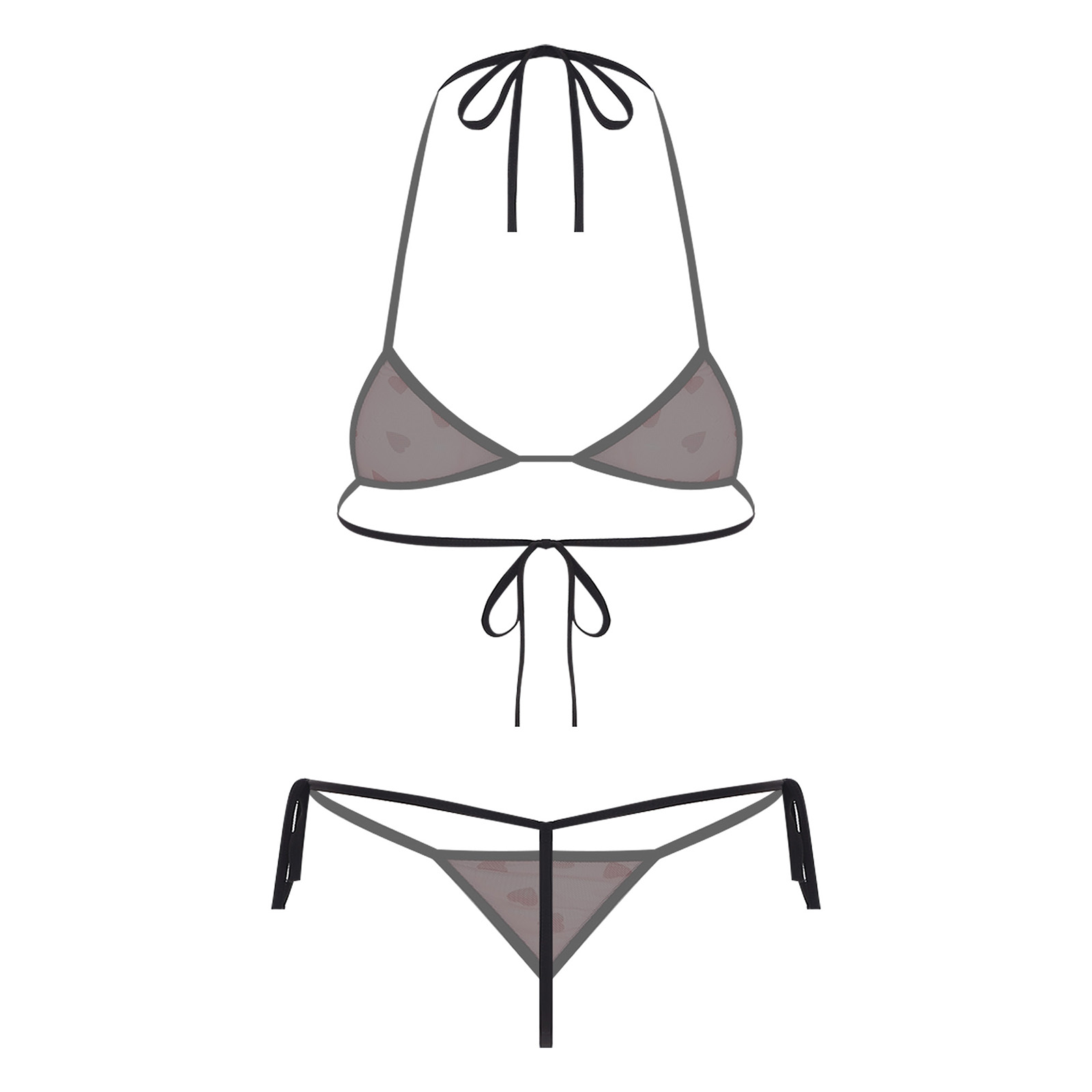 Damen Micro Mini Bikini Dessou – Sheer Bra Lace Bewertung und Preis