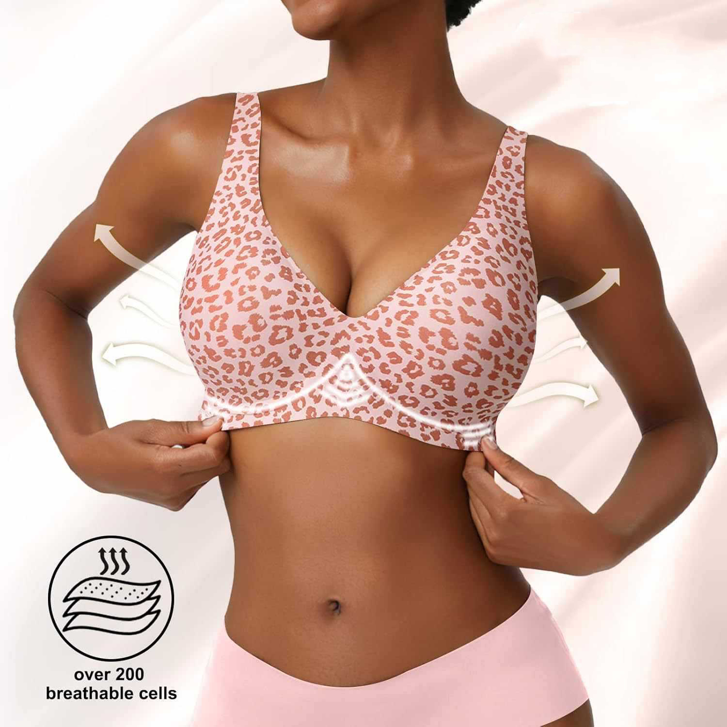 Nahtloser Damen-BH mit rosa Le – Plunge Bra Push Up Bewertung und Preis