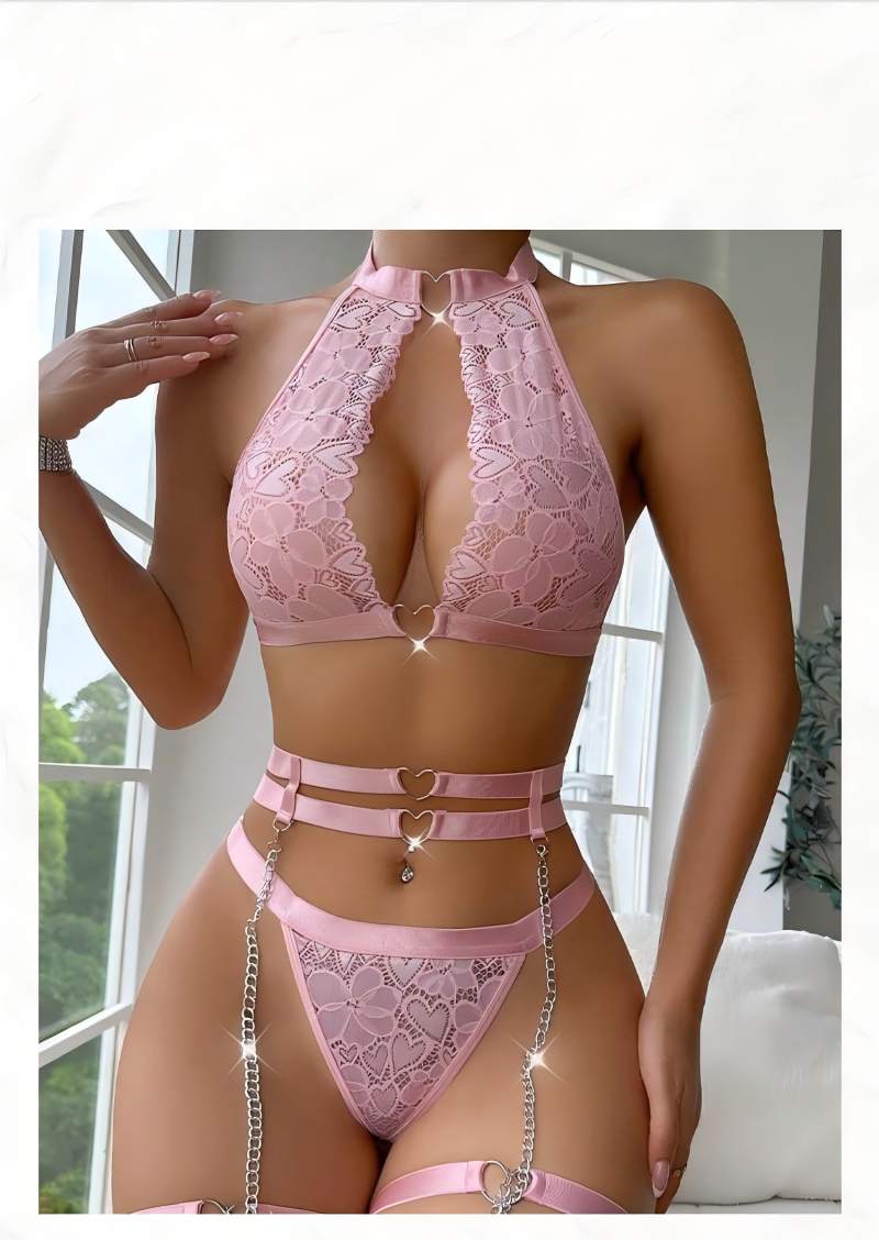 Sexy Dessous-Set mit Push-up-E – Lace Bralette Set Bewertung und Preis