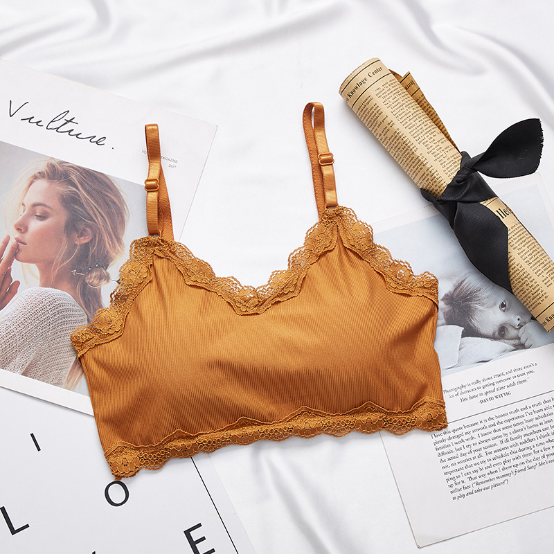 Spitze Trim Rohr Top Frauen Bh – Lace Bralette Set Bewertung und Preis