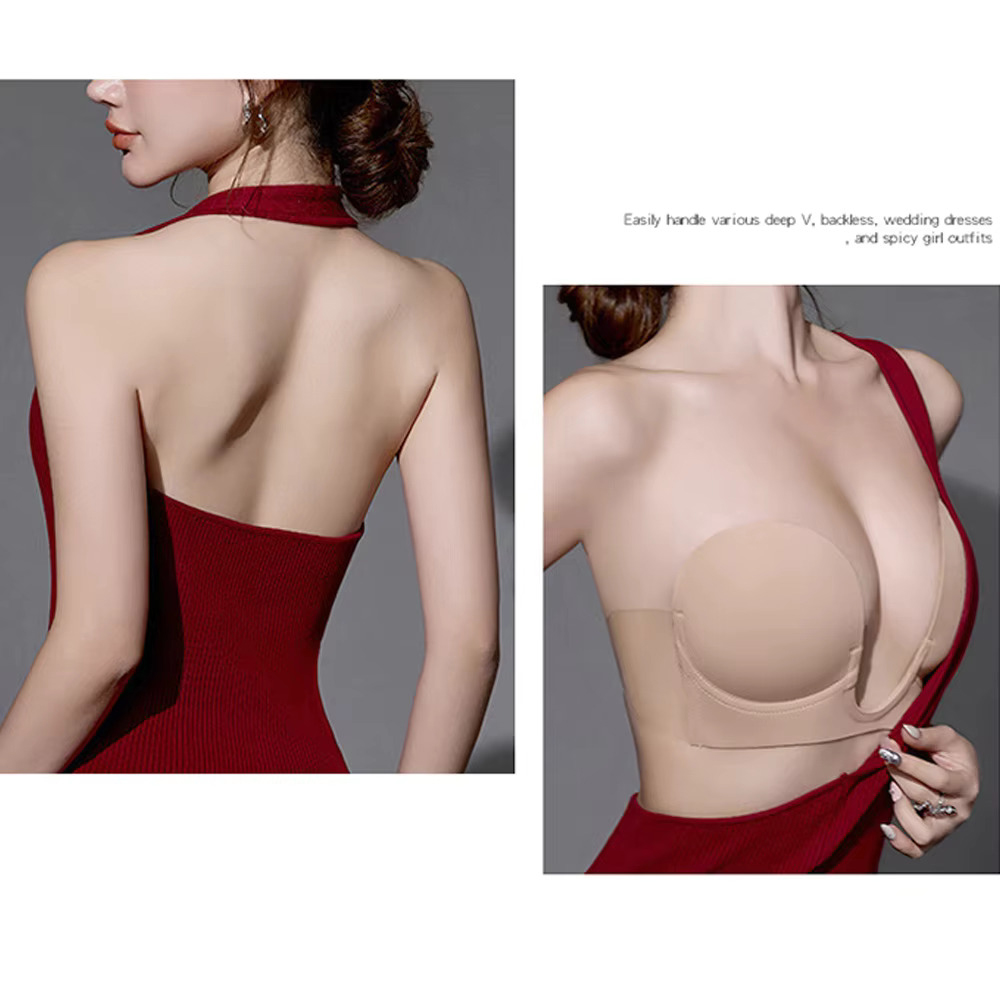 Unsichtbarer Push-Up BH, träge – Backless Bra Sticky Bewertung und Preis