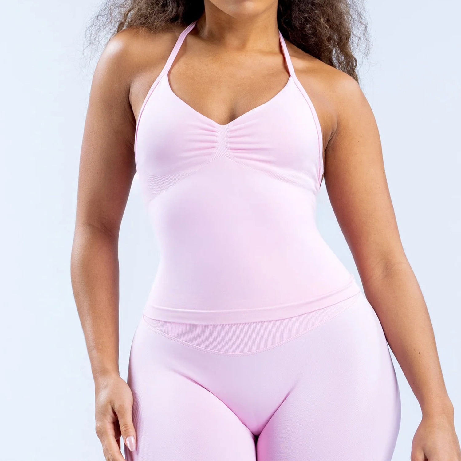 Damen Yoga-Tanktop mit Neckhol – T Shirt Bra Seamless Bewertung und Preis