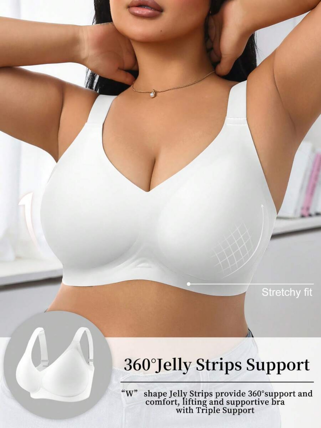Sport-BH für Damen mit starkem – Wirefree Bra Comfort Bewertung und Preis