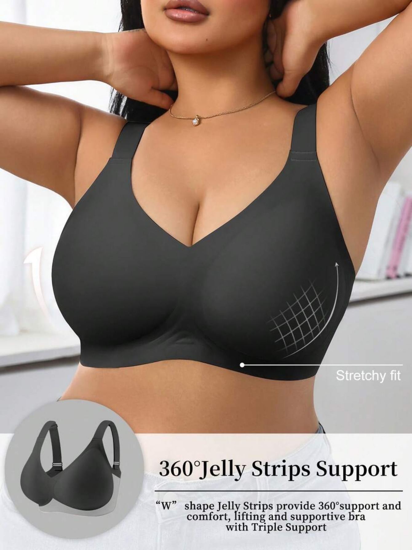 Sport-BH für Damen mit starkem – Wirefree Bra Comfort Bewertung und Preis