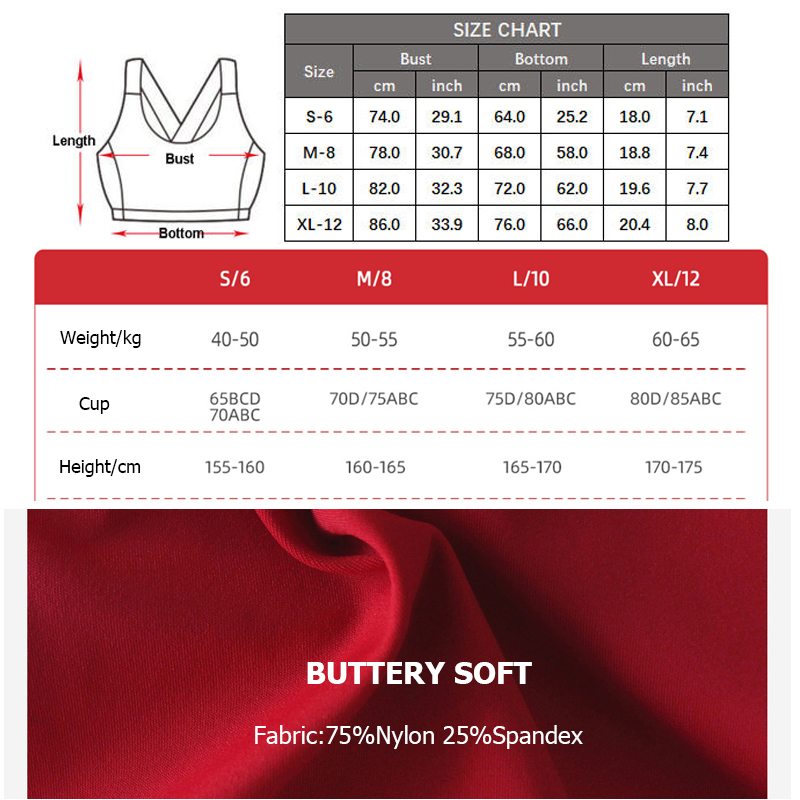 Dehnbare, weiche Sportunterwäs – Sports Bra Racerback Bewertung und Preis