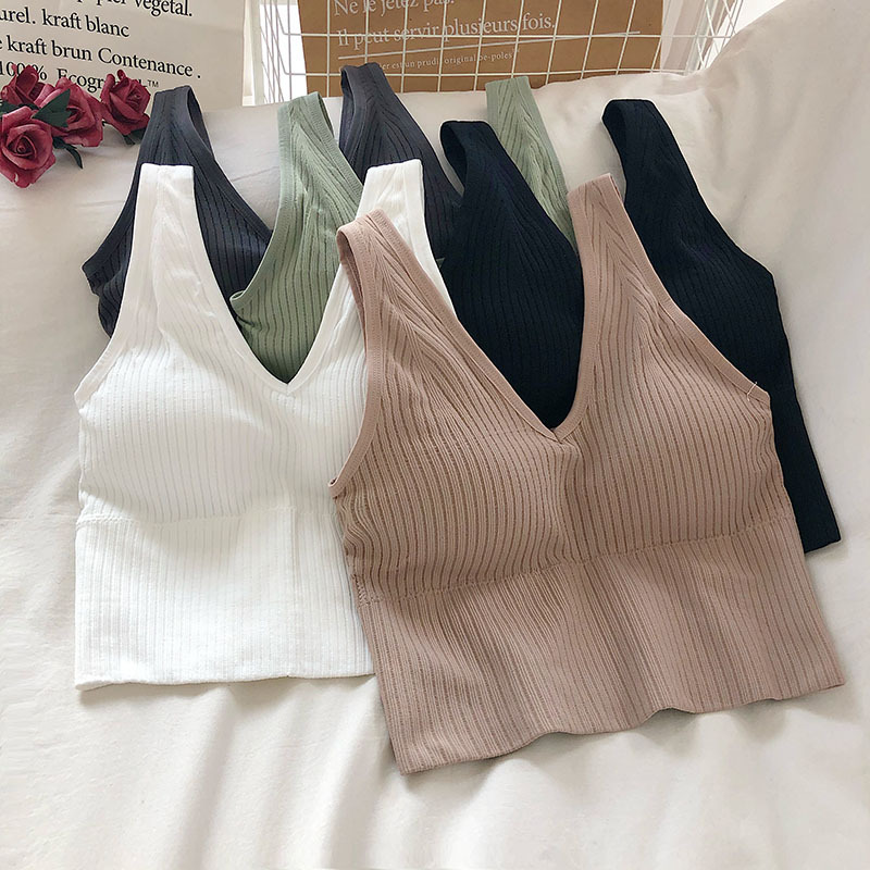 Frauen Tank Crop Tops Weiblich – T Shirt Bra Seamless Bewertung und Preis