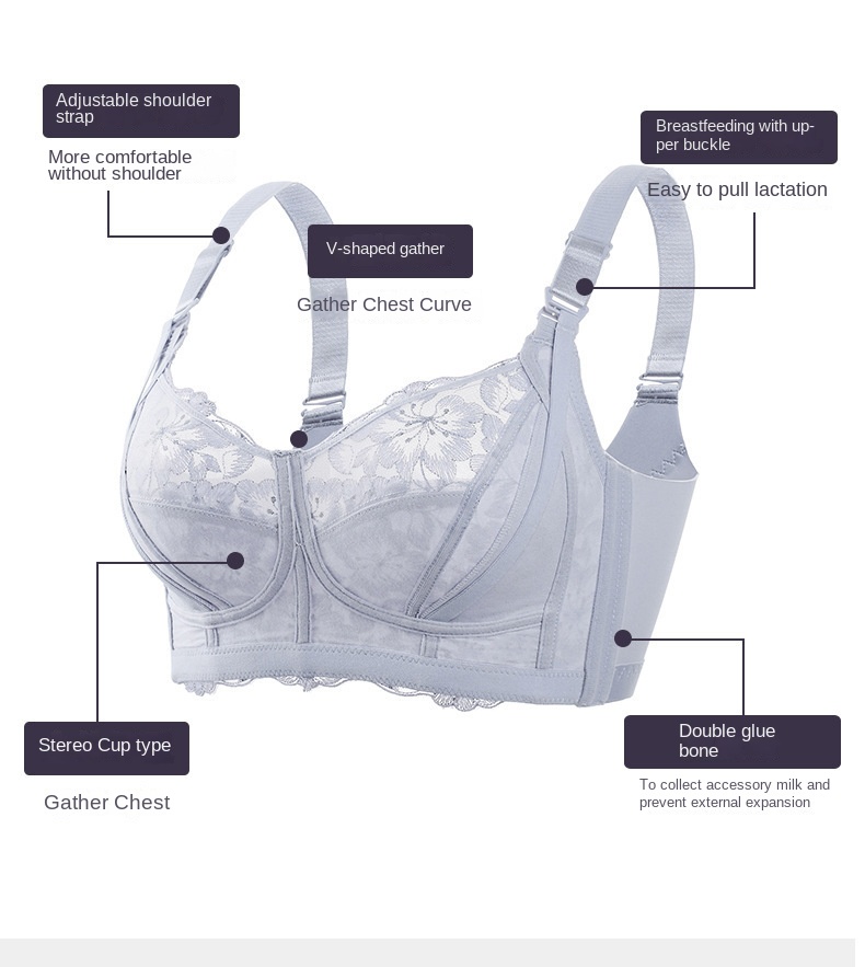 Spitze Stickerei Mutterschaft  – Nursing Bra Clip Bewertung und Preis
