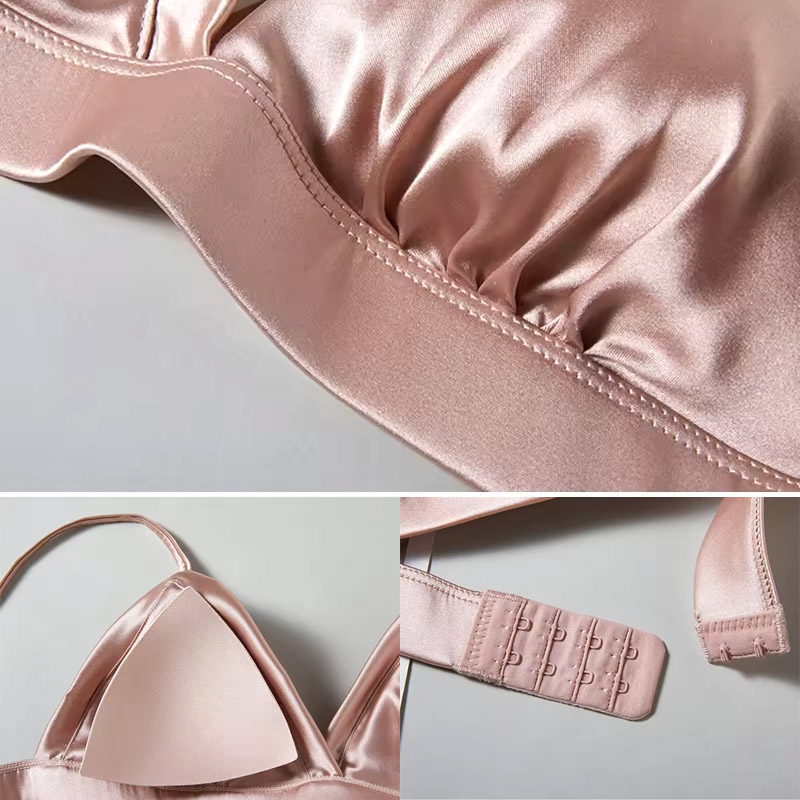 Luxuriöser Drahtloser Triangel – Sleep Bra Bralette Bewertung und Preis