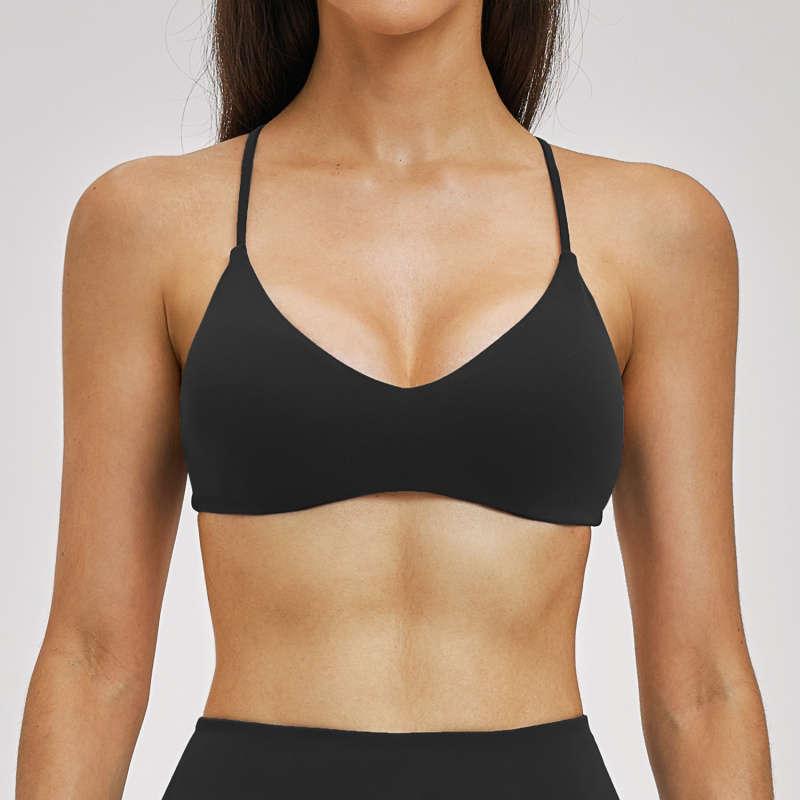 Rückenfreier Yoga-BH für Damen – Sports Bra Racerback Bewertung und Preis