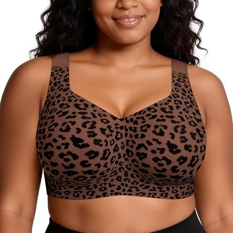 Leopard Jelly Bras No Underwir – Minimizer Bra Women Bewertung und Preis