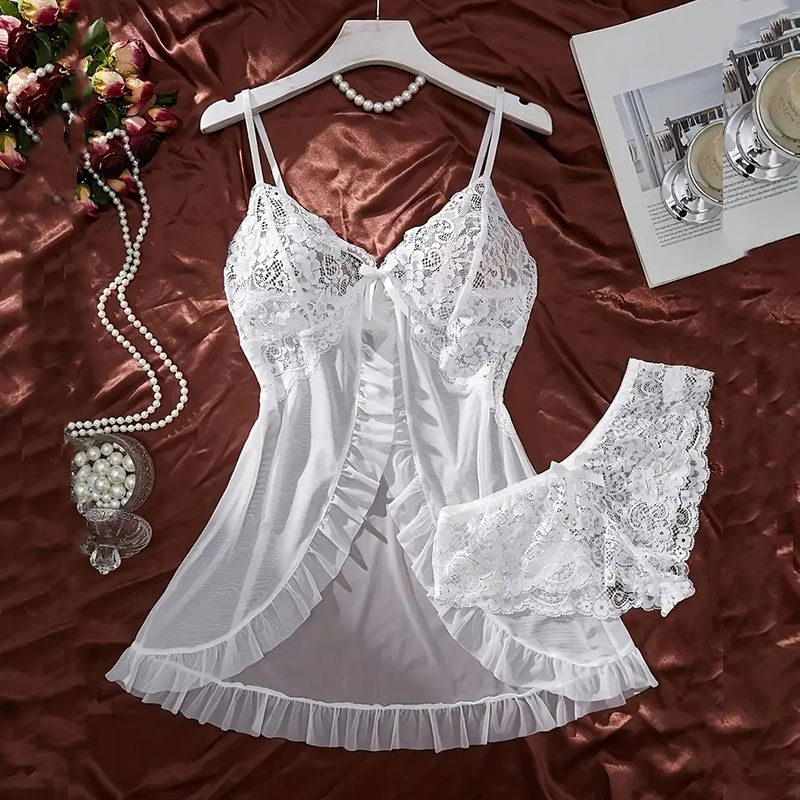 Weiche schiere Nachthemden Pyj – Sheer Mesh Bra Bewertung und Preis