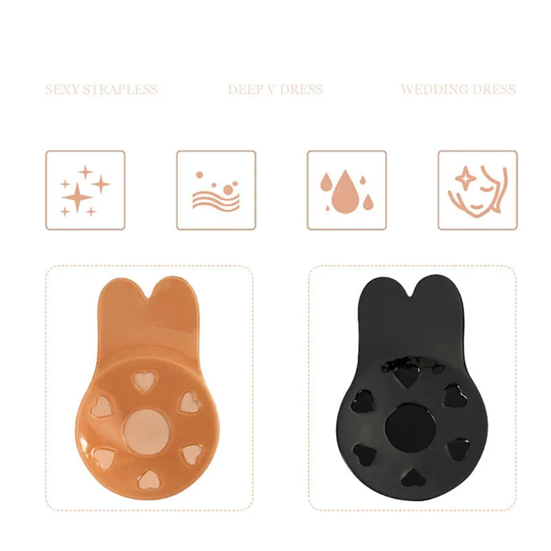 1 Paar atmungsaktive Silikon-B – Push Up Bra Silicone Bewertung und Preis