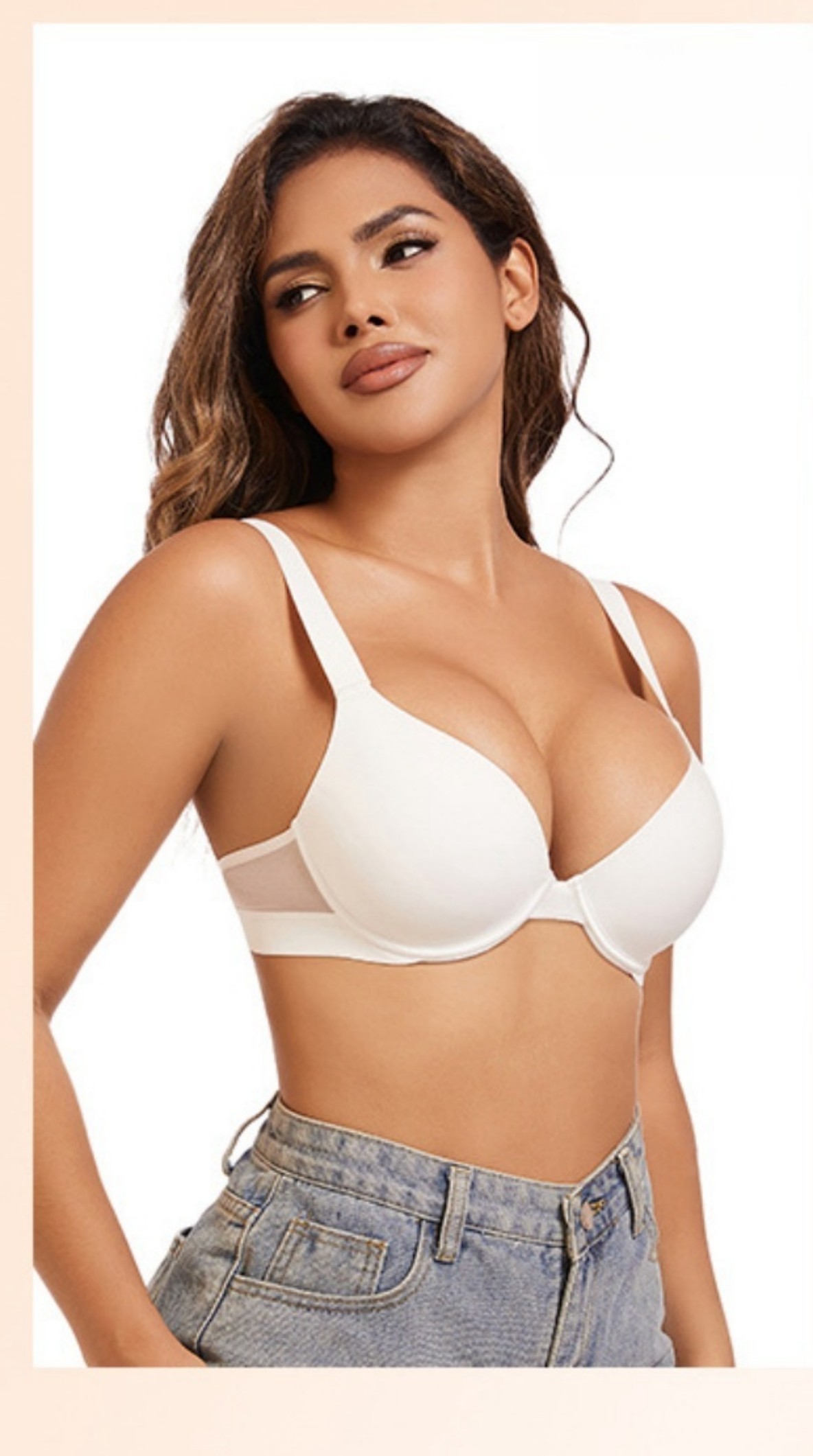 2025, Damen-Push-up-BH in Über – Demi Bra Balconette Bewertung und Preis