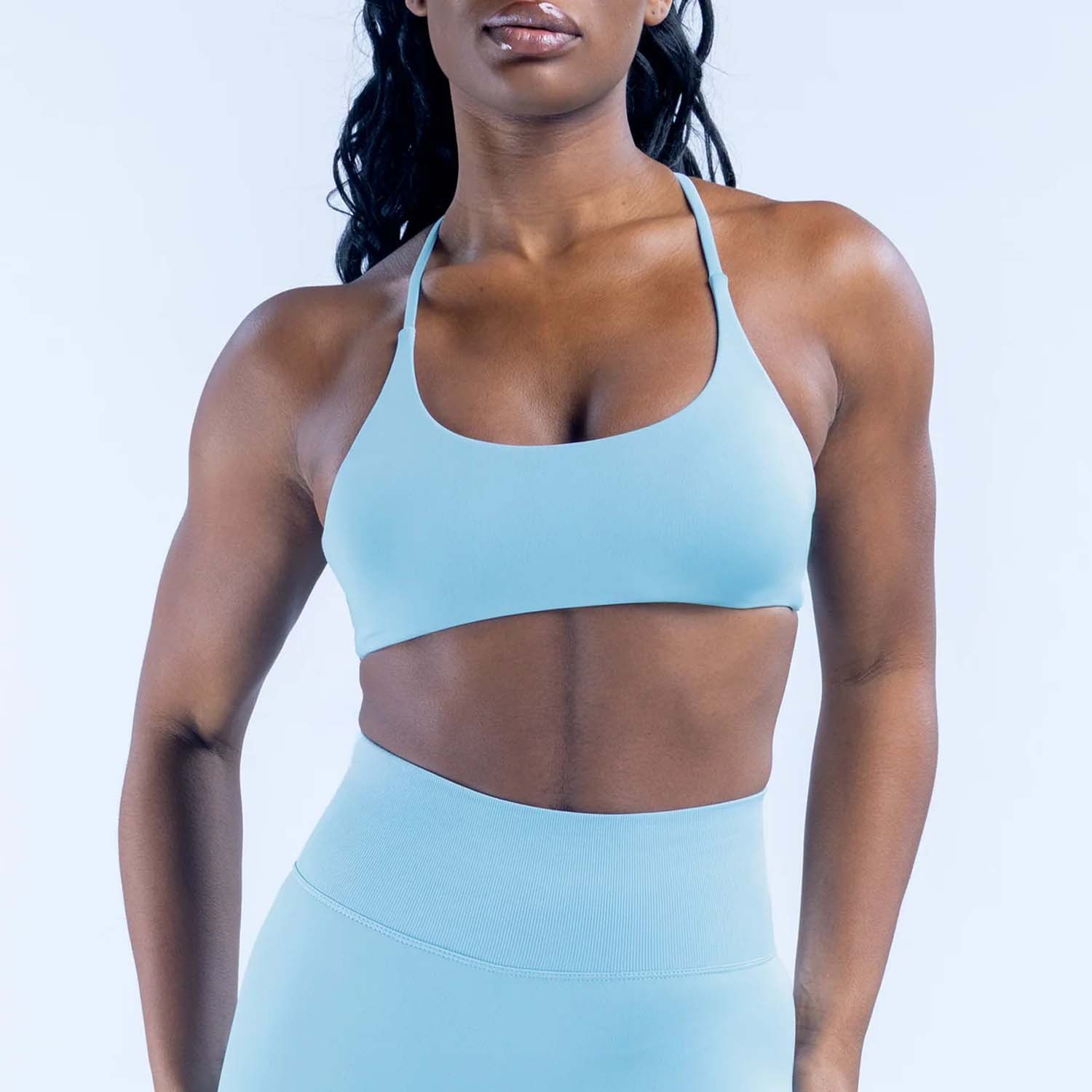 LOGO Nahtloser Sport-BH mit Kr – Sports Bra Racerback Bewertung und Preis