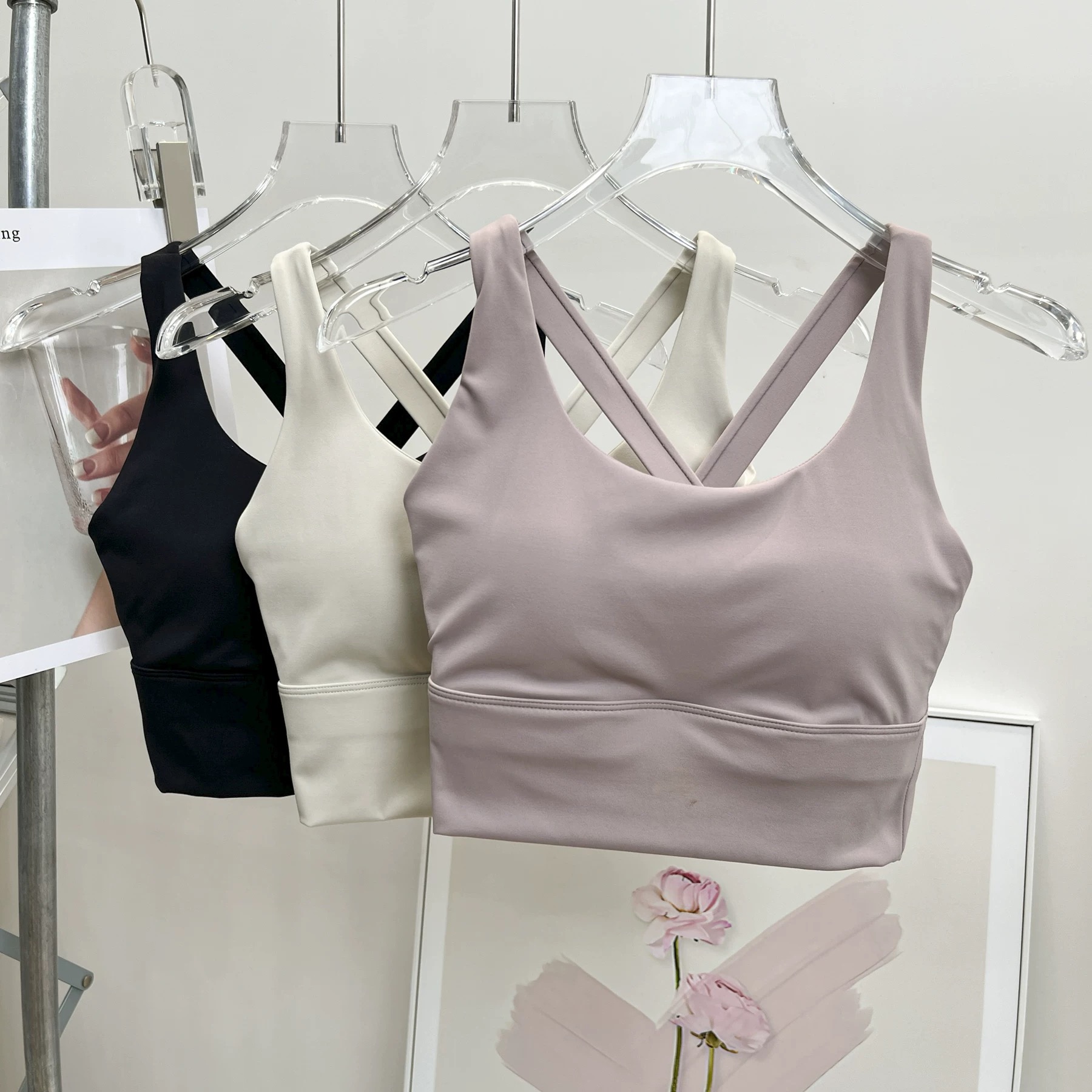 Stoßfester Lauf- und Yoga-BH – – Minimizer Bra Women Bewertung und Preis