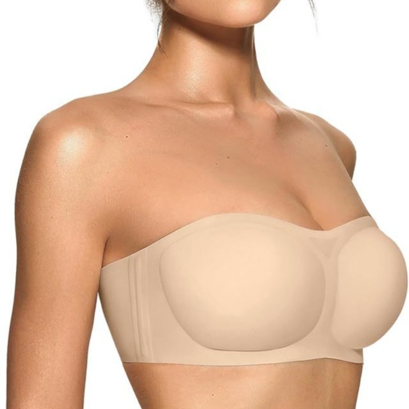 Damen Trägerloser BH mit Push- – Wirefree Bra Comfort Bewertung und Preis