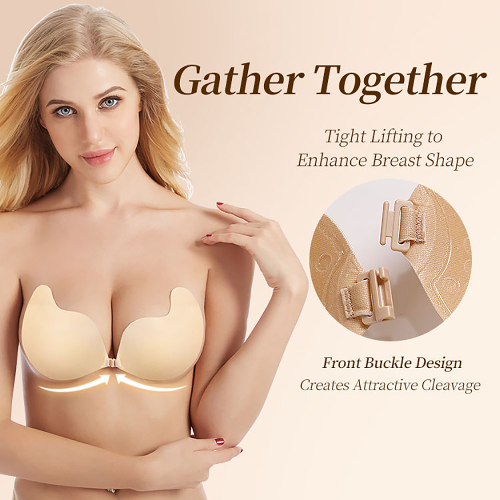 Unsichtbare Push-up-BHs für Da – Backless Bra Sticky Bewertung und Preis